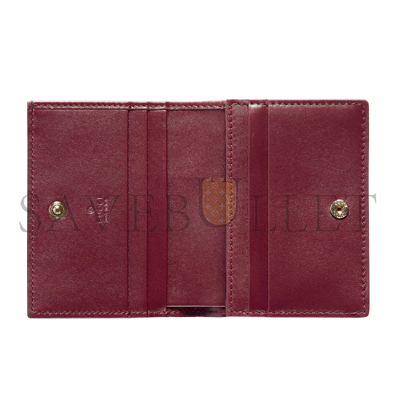 GUCCI GG EMBLEM SMALL WALLET 847207 (11*8.5*3cm)
